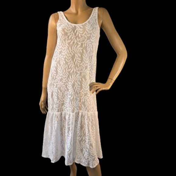 Lilly Pulitzer Finnley Lace Cover-up Dress in Resort White Size XS - Picture 1 of 11